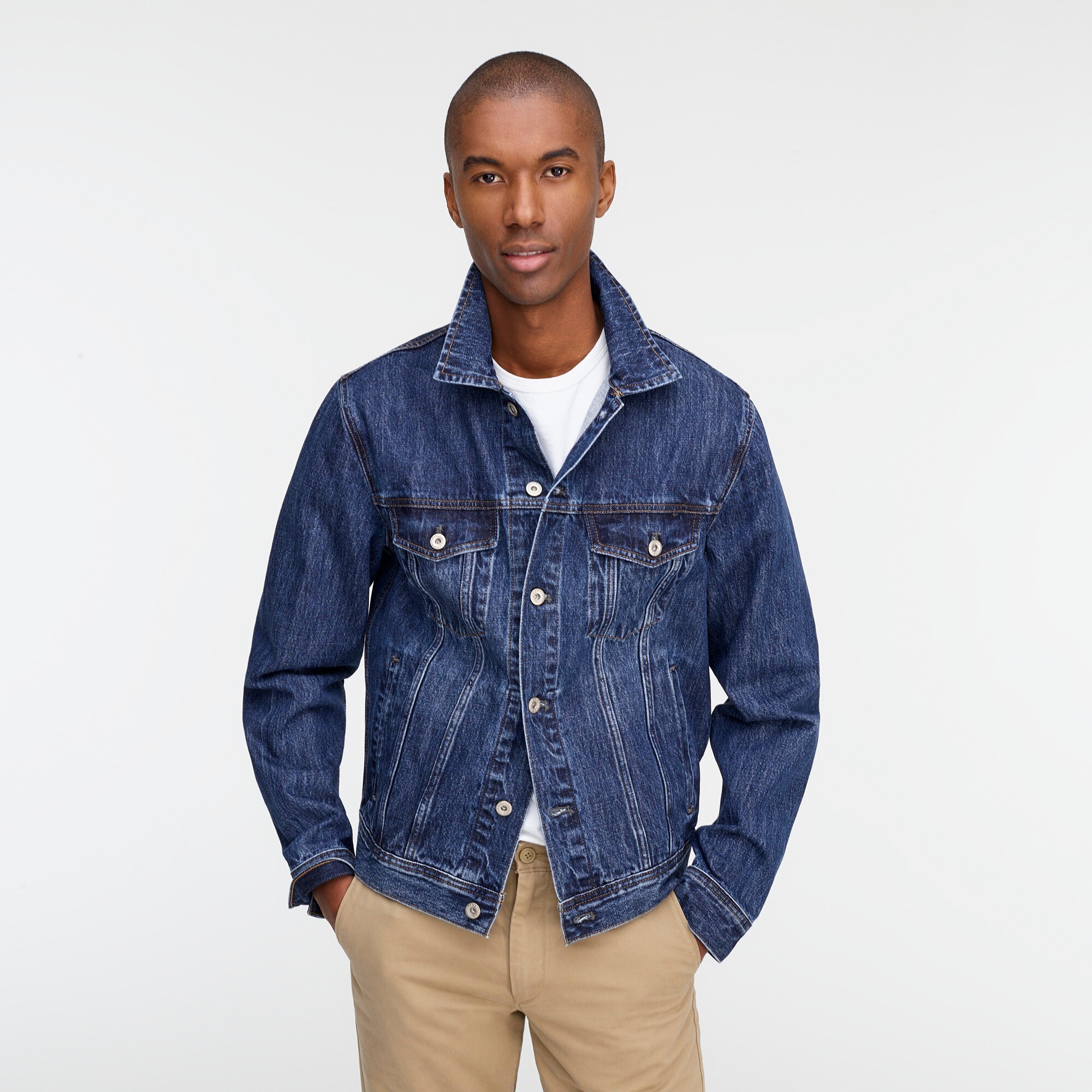 J.Crew: Classic Denim Jacket For Men