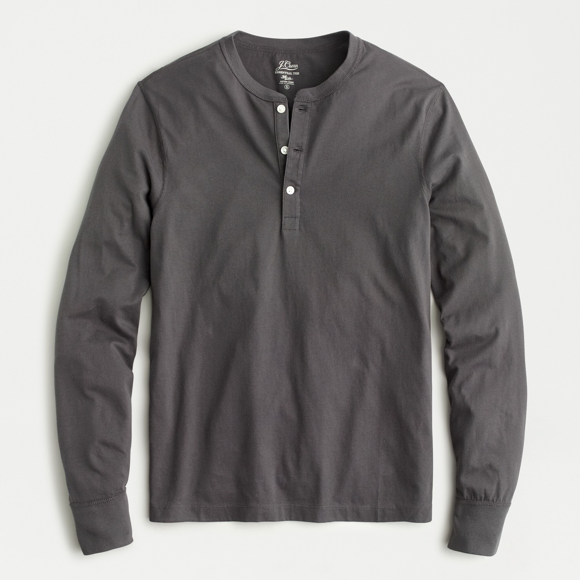 Essential long-sleeve henley