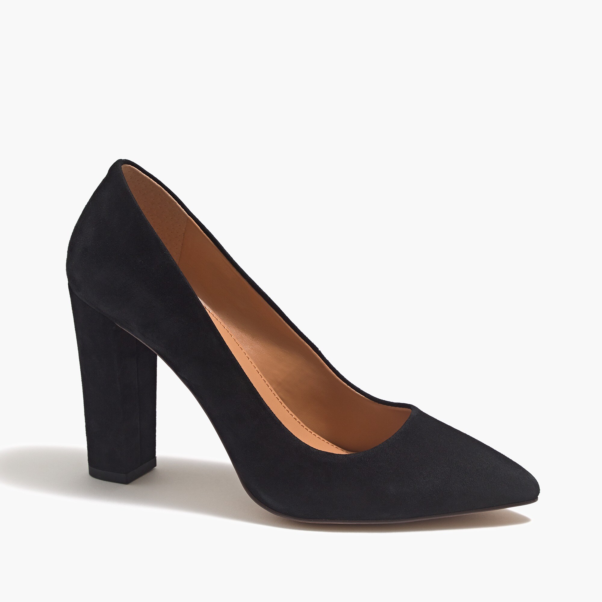 J crew online suede heels