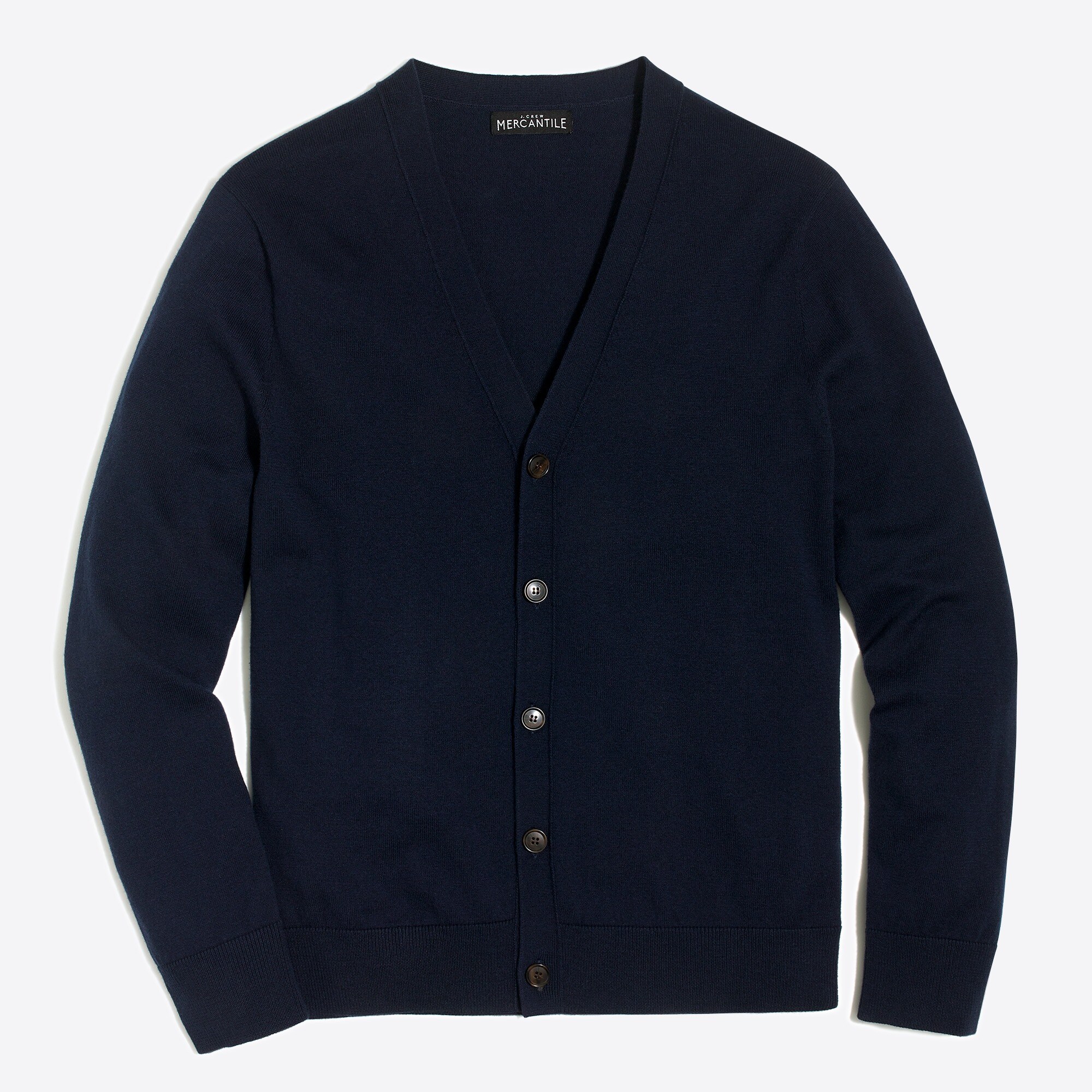 Cardigan Sweater In Perfect Merino Wool Blend For Men | Factory