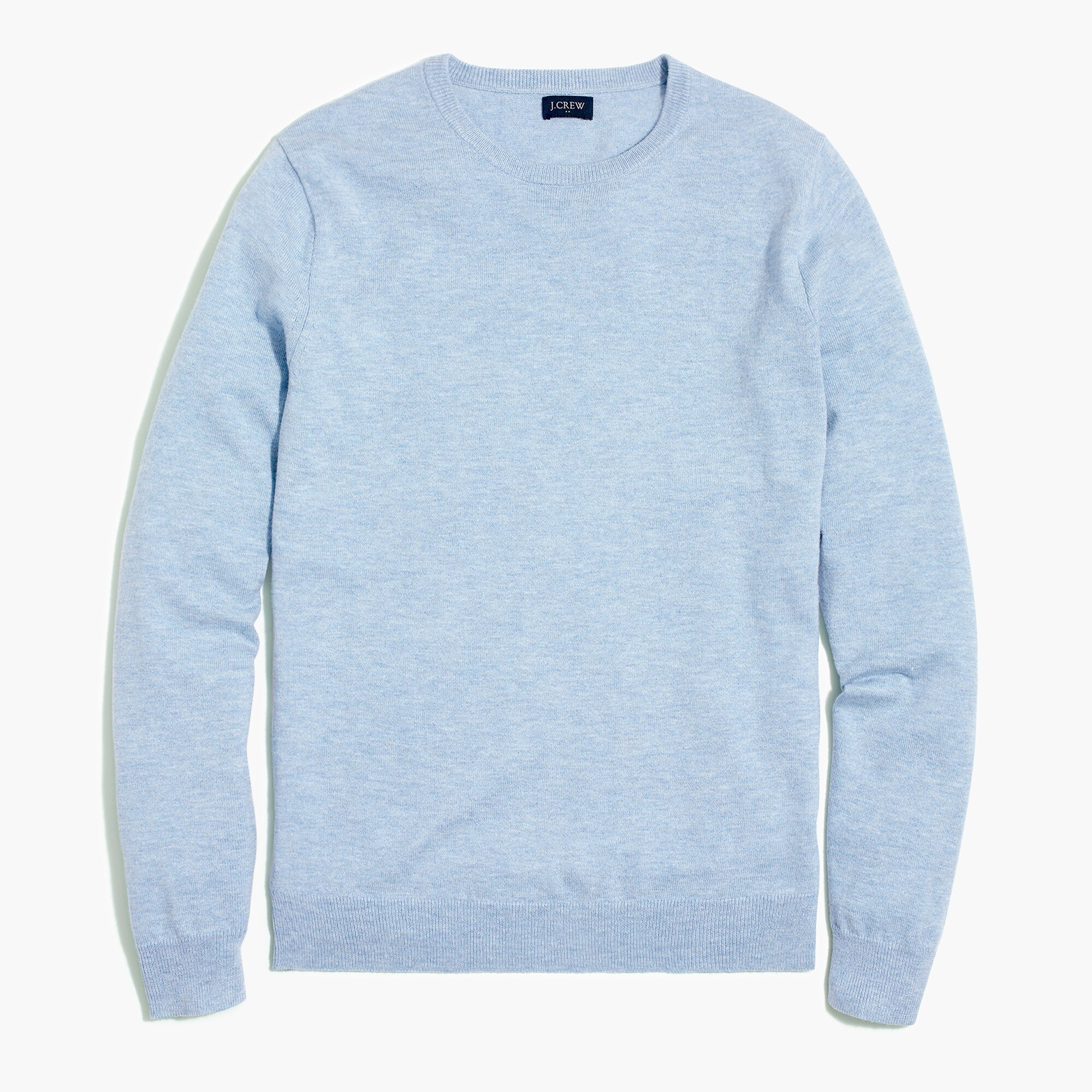 crewneck sweater in perfect merino wool blend for men