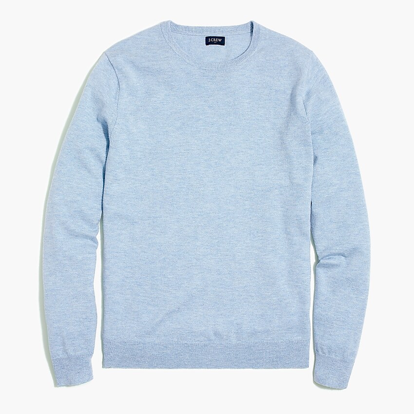 factory: crewneck sweater in perfect merino wool blend for men, right side, view zoomed