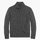 Half-zip sweater in supersoft wool blend