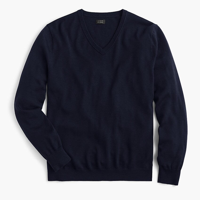 J.Crew: Merino Wool V-neck Sweater For Men