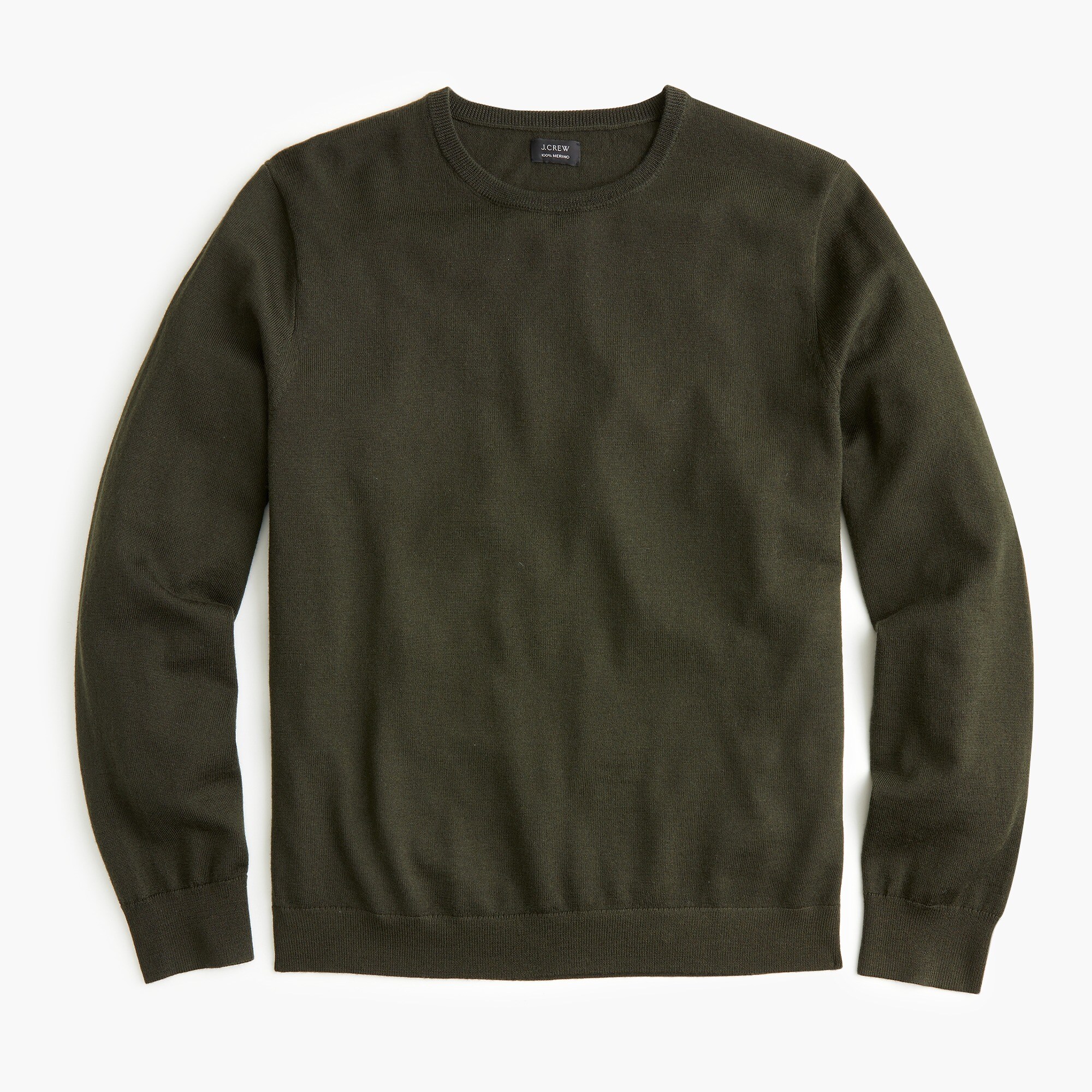 Merino wool crewneck sweater