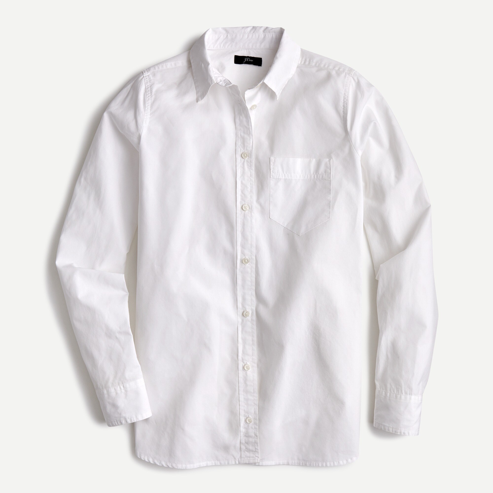 Classic-fit boy shirt in cotton poplin