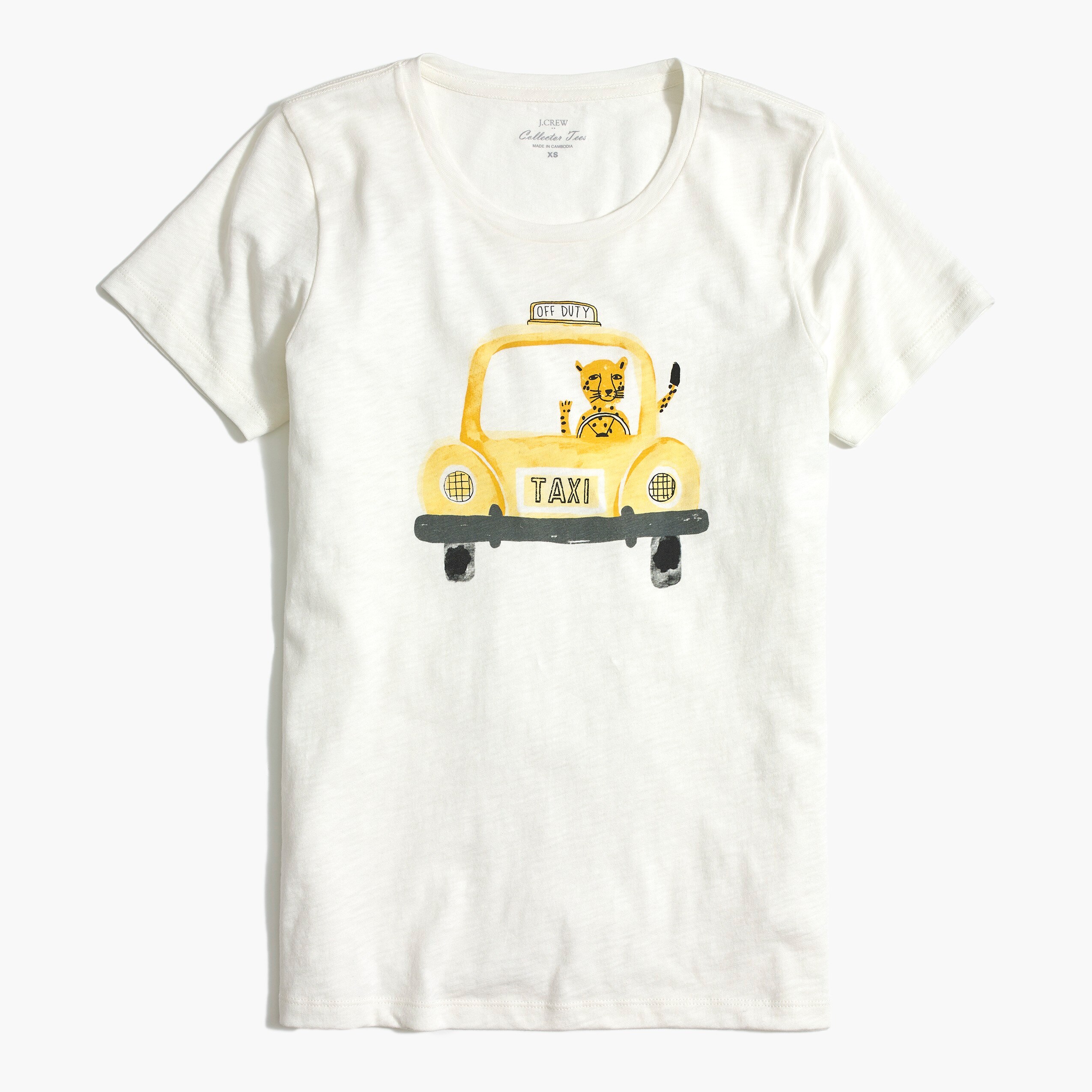 Cheetah in cab collector tee
