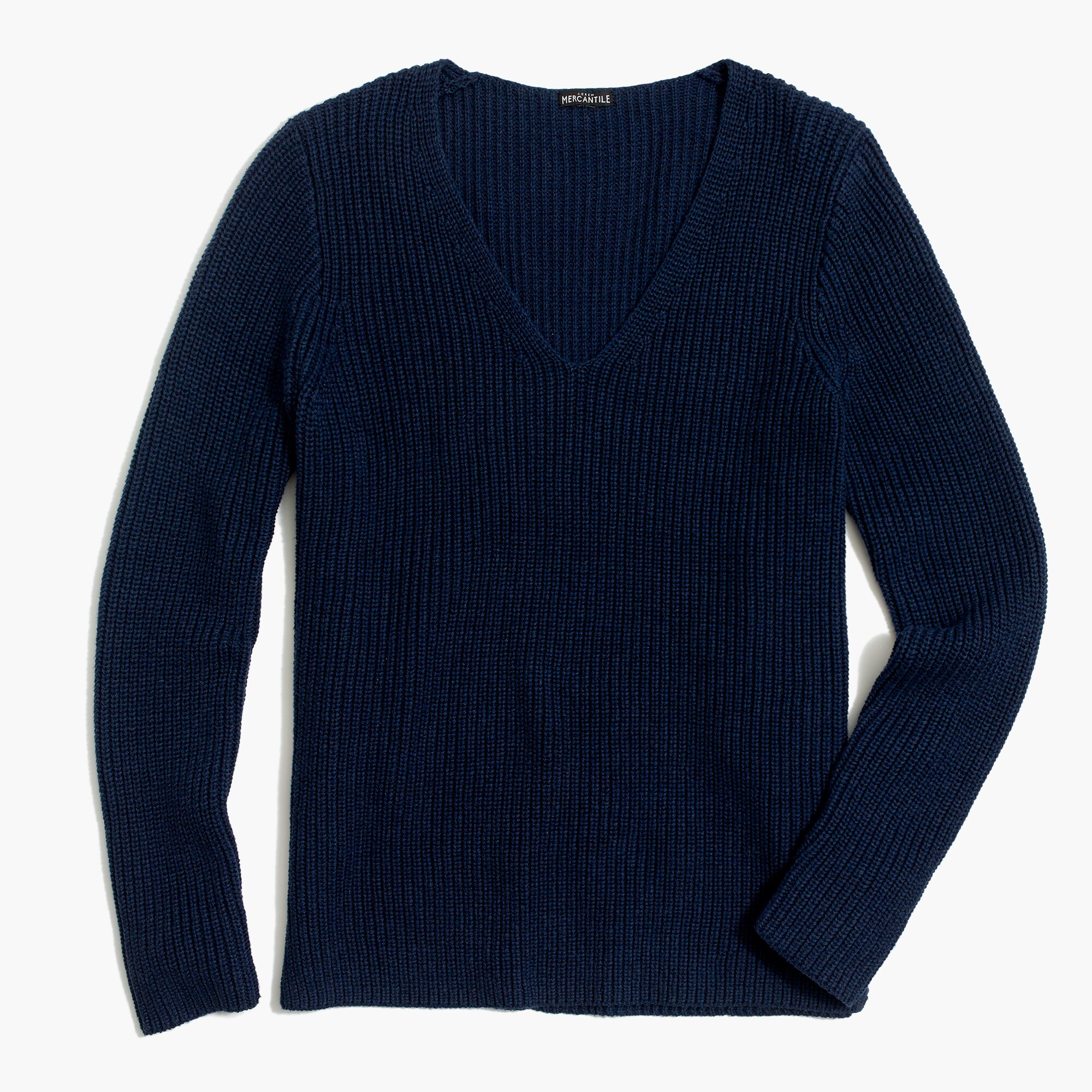 Heather V-neck pullover sweater