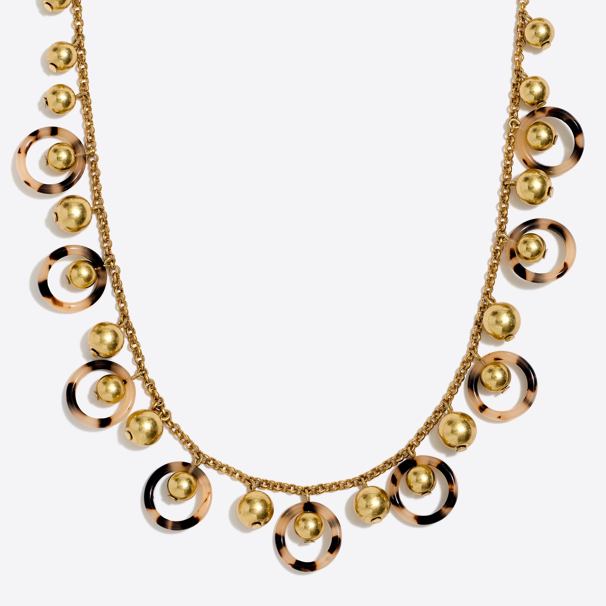 Tortoise orbit necklace
