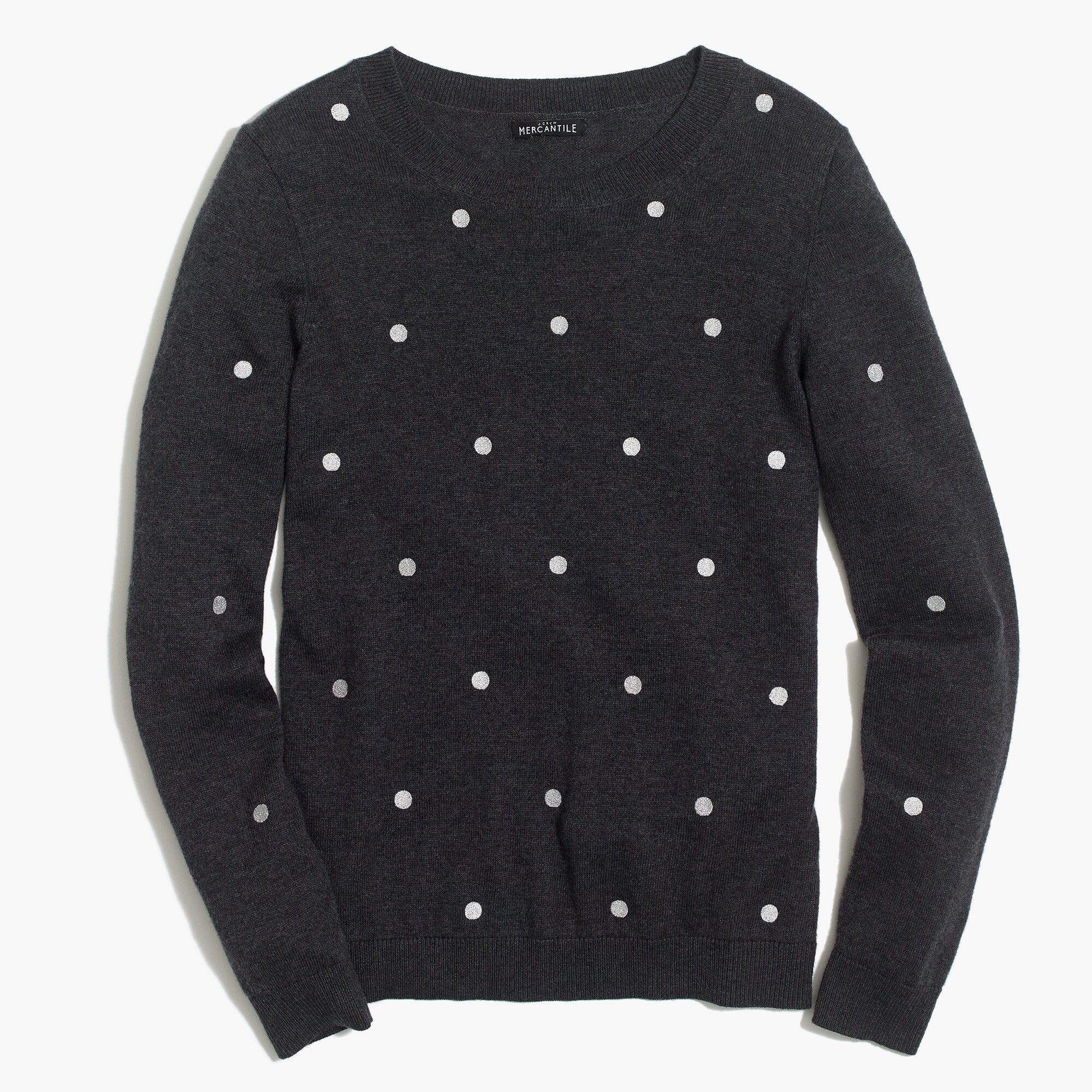 polka-dot teddie sweater for women