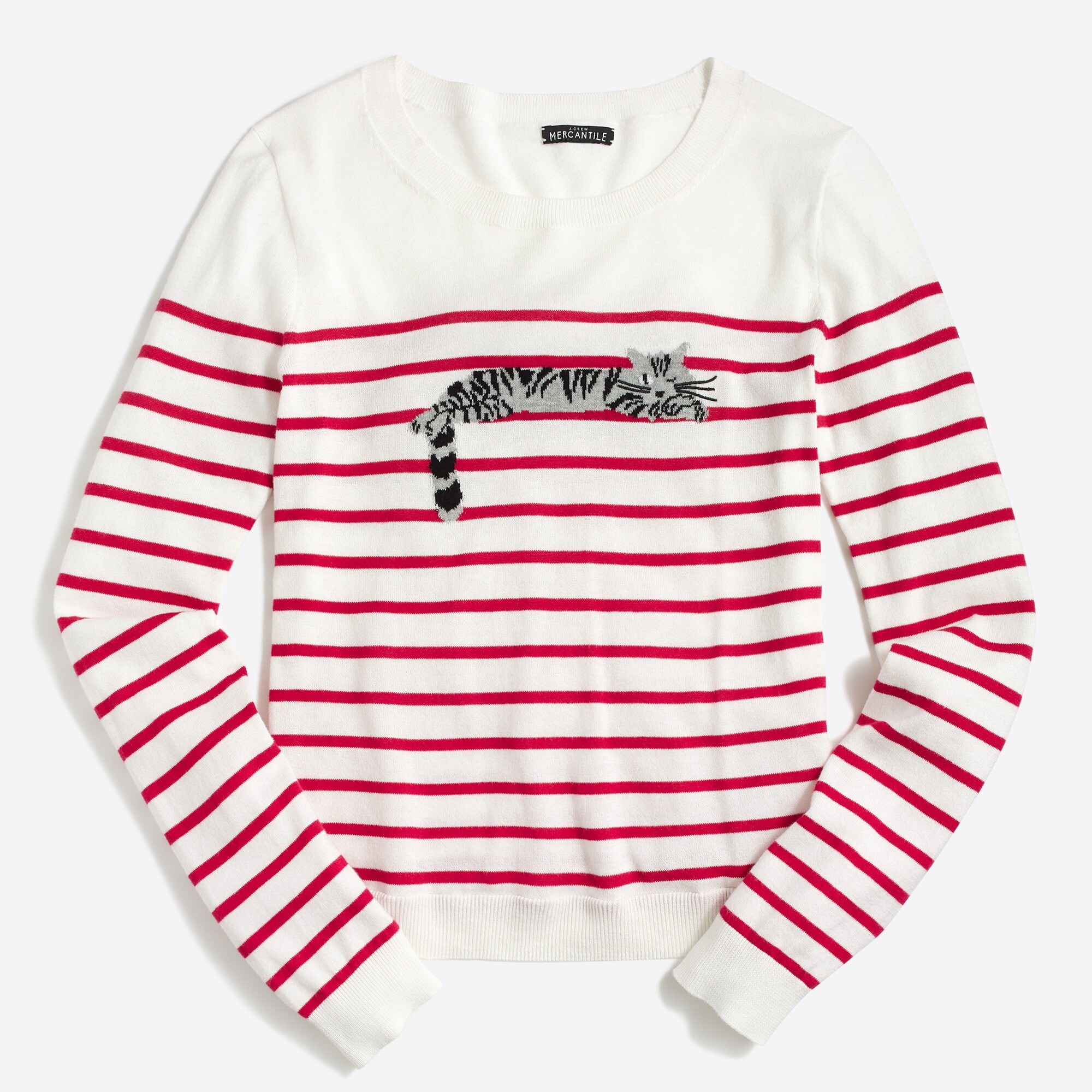 Sleepy cat Teddie sweater