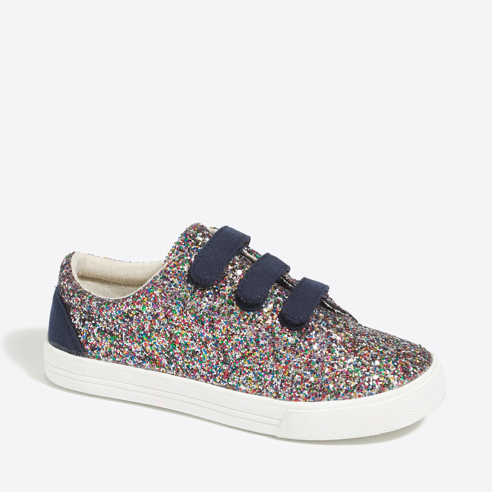 Girls' glitter Velcro® sneakers