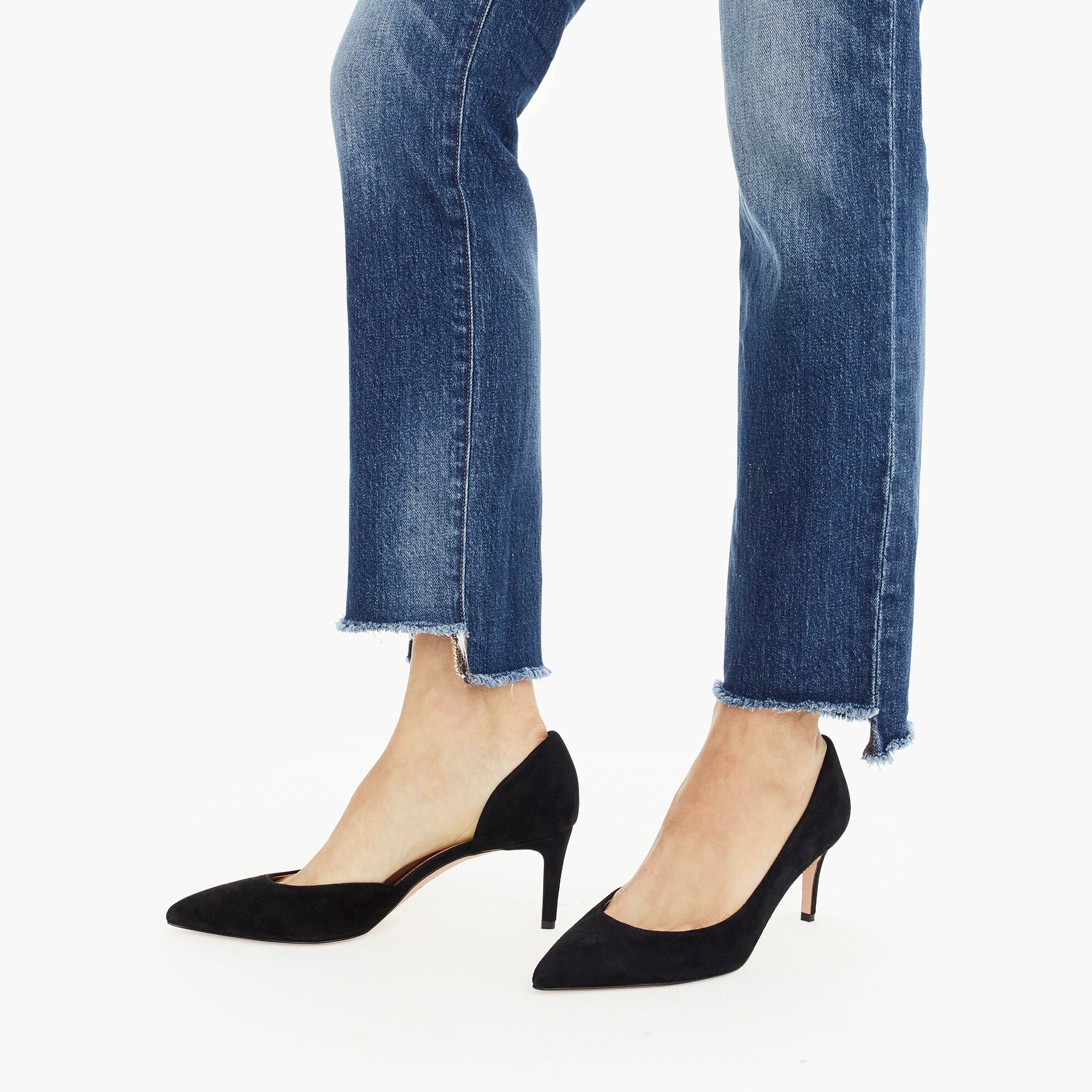 j crew lucie suede pumps