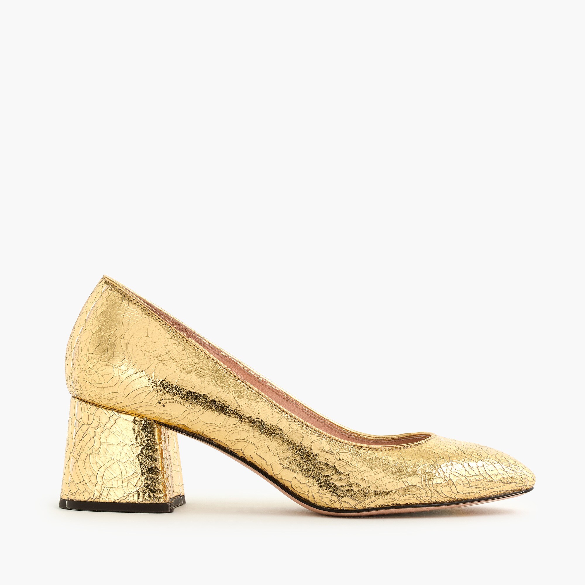 j crew block heel pumps