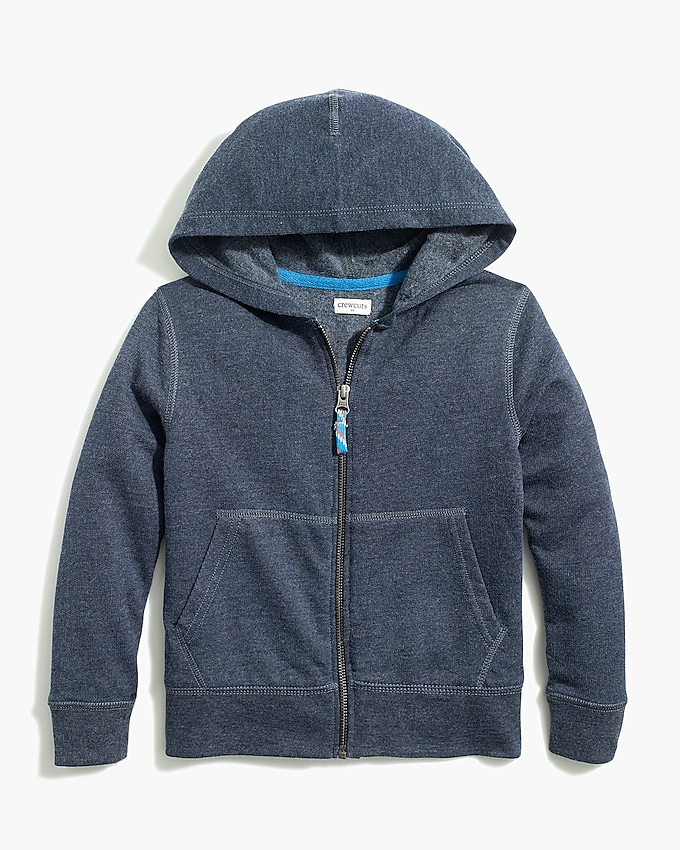 factory: boys' fleece full-zip hooded sweatshirt for boys, right side, view zoomed