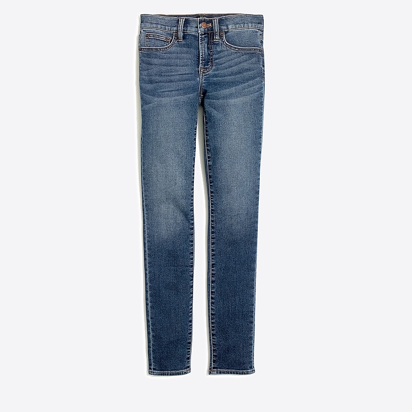 factory: 8" anywhere skinny jean in astoria wash for women, right side, view zoomed