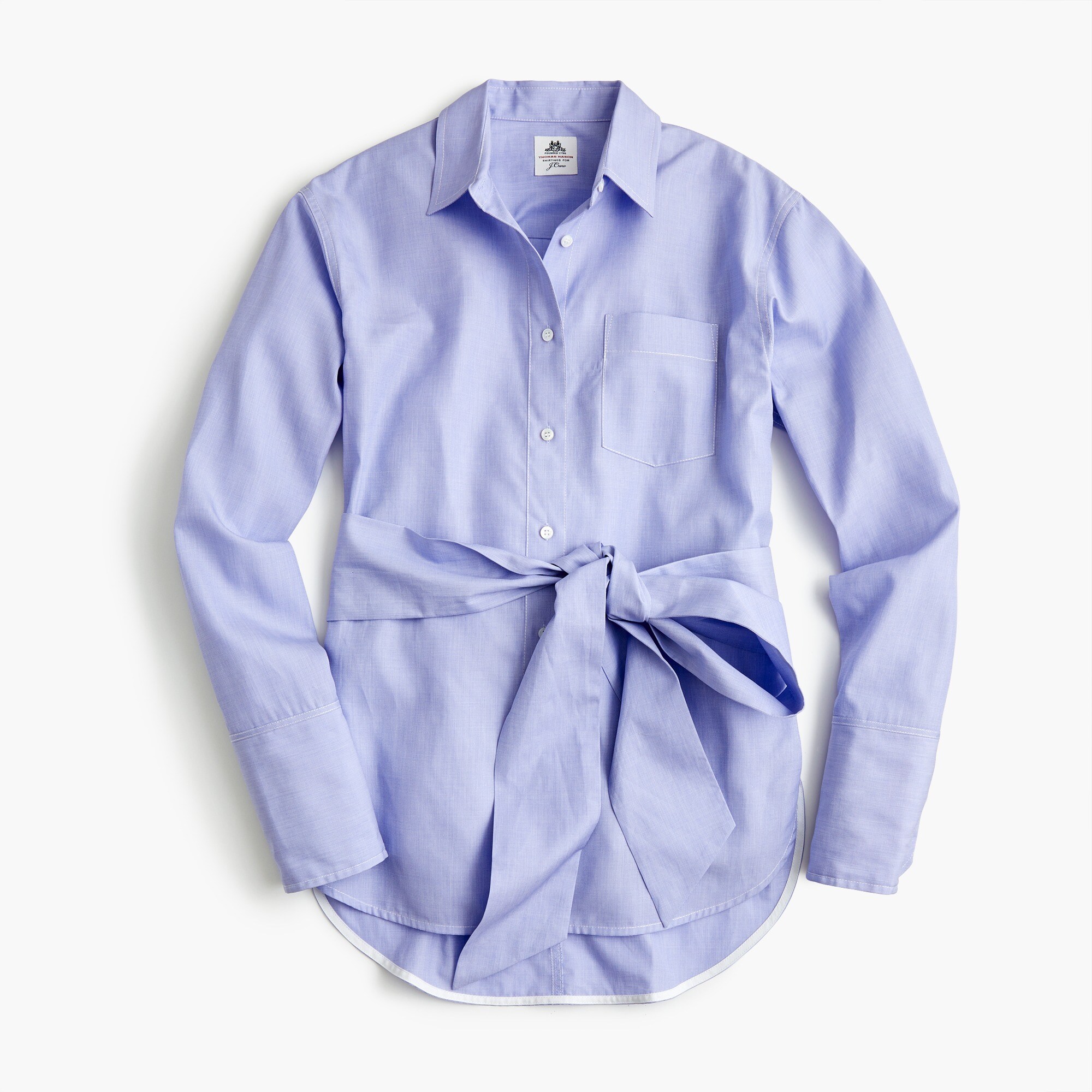Thomas Mason® for J.Crew tie-waist button-up