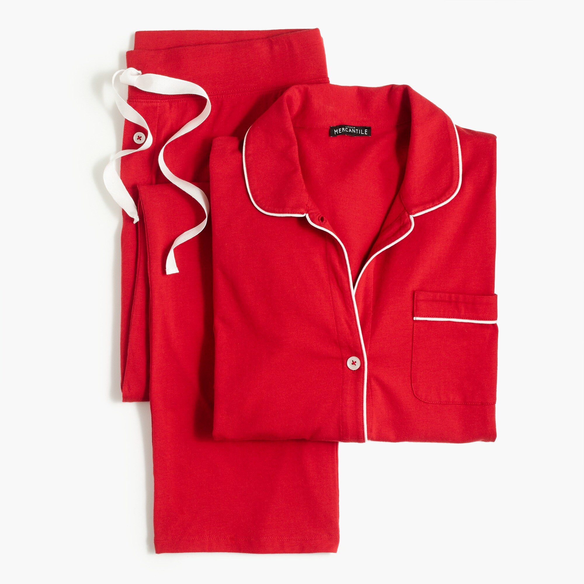 red pajamas