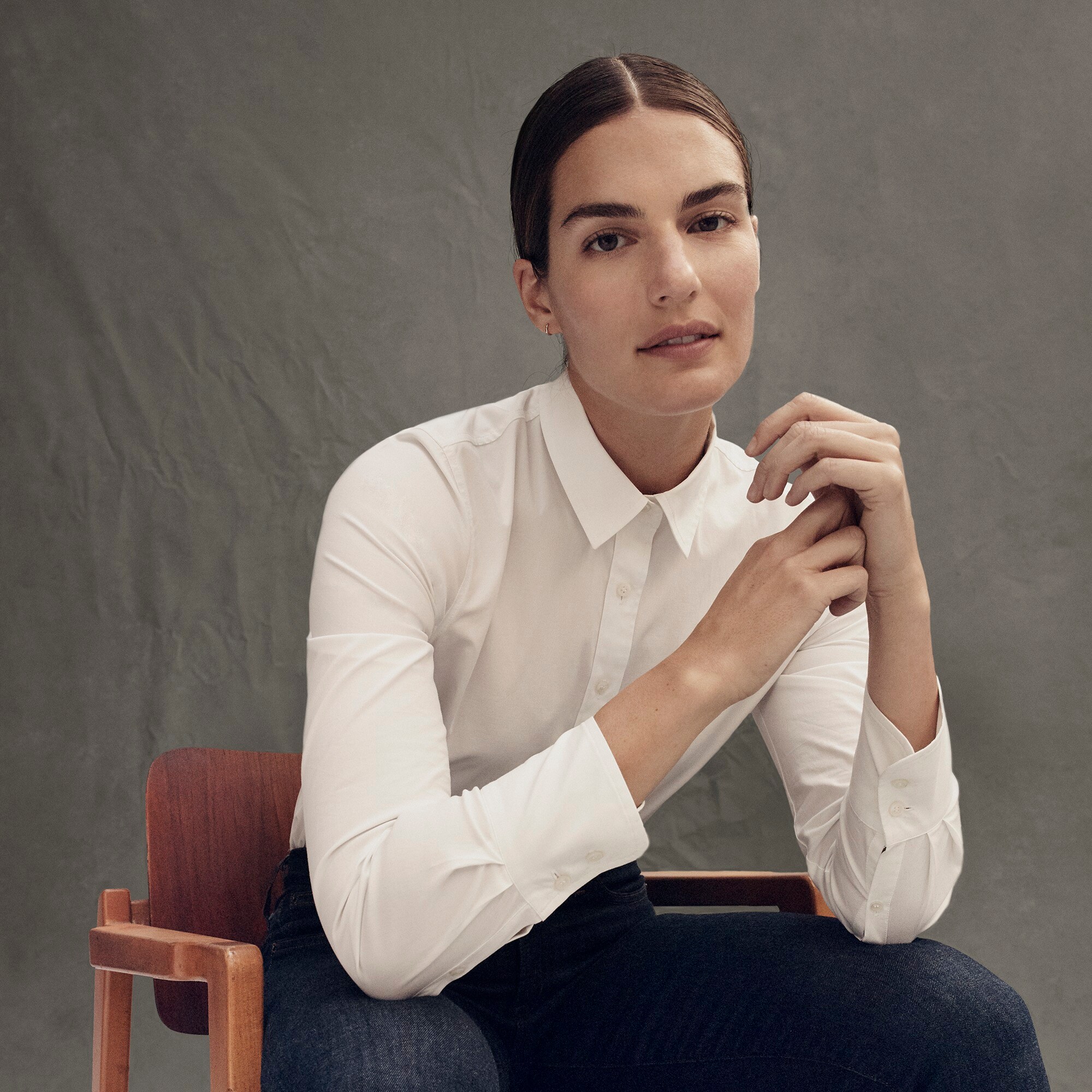 j crew slim stretch perfect shirt