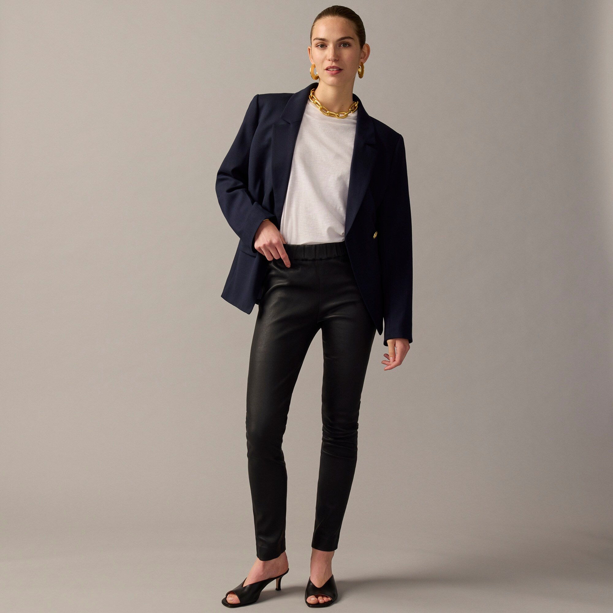 Collection leather leggings