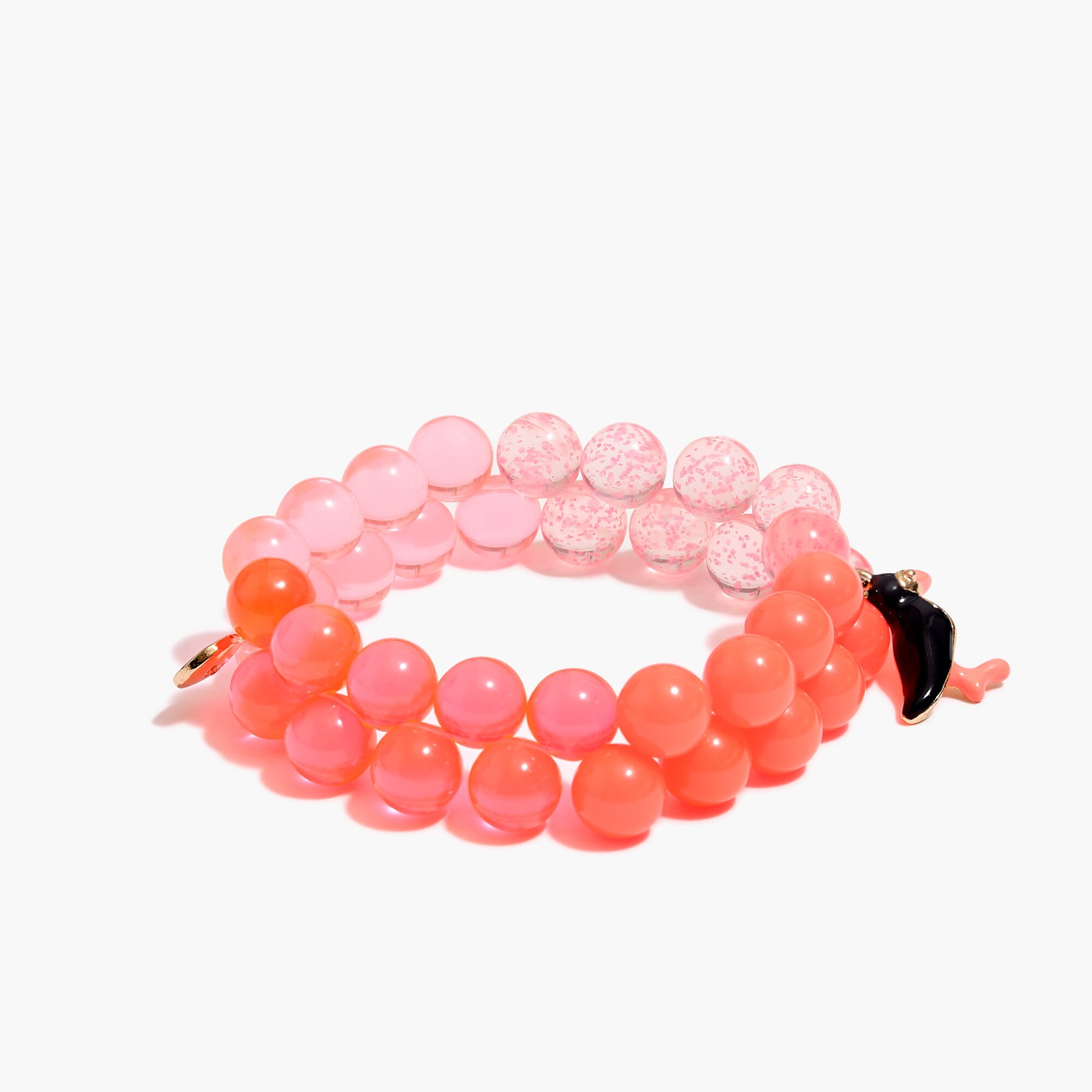 Girls' two-tone gumball bracelet