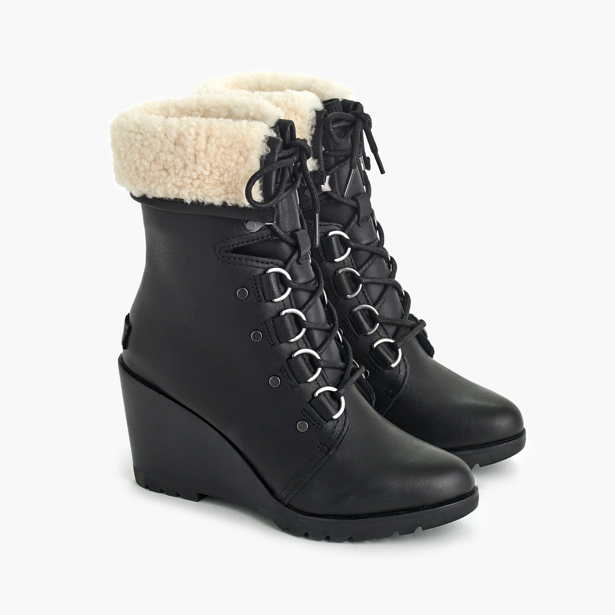 sorel after hours lace up bootie