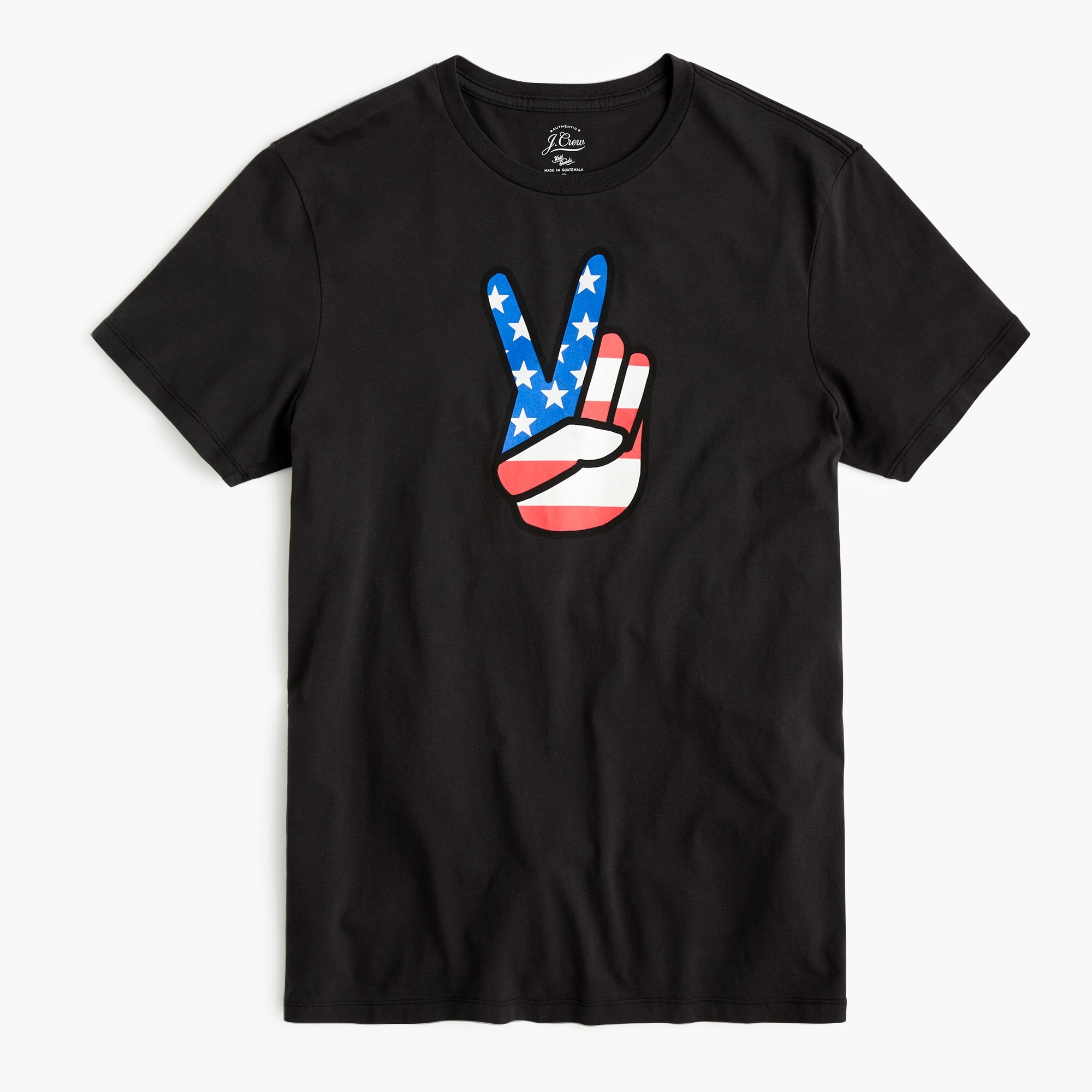 J.Crew Mercantile T-shirt in peace sign graphic