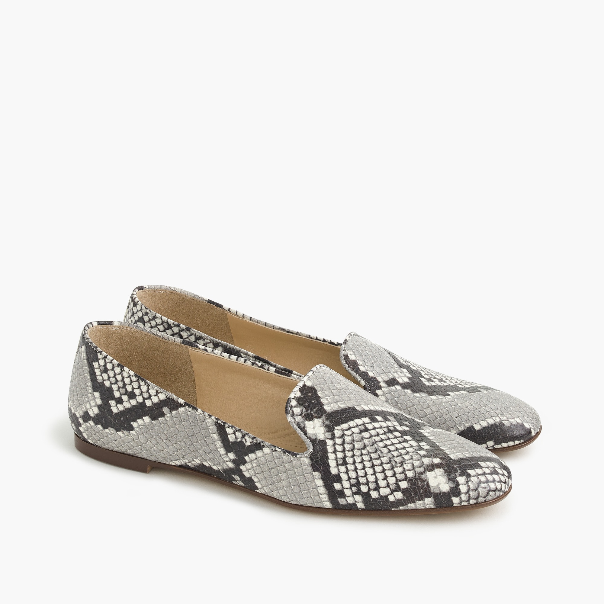 womens Smoking slippers in snake