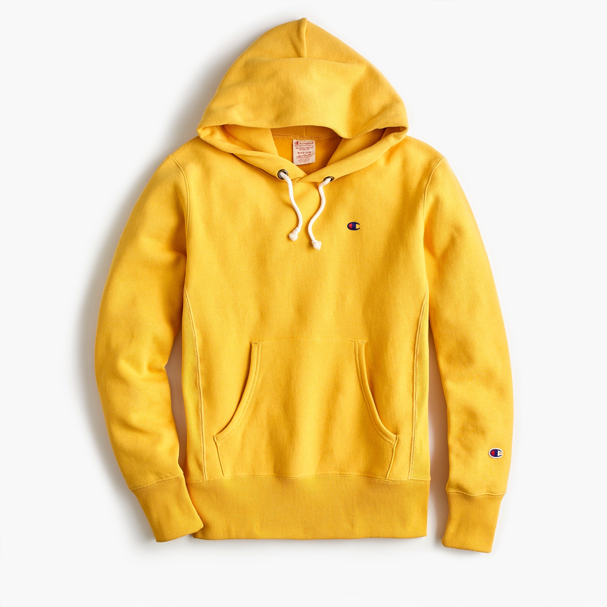champion yellow hoodie men