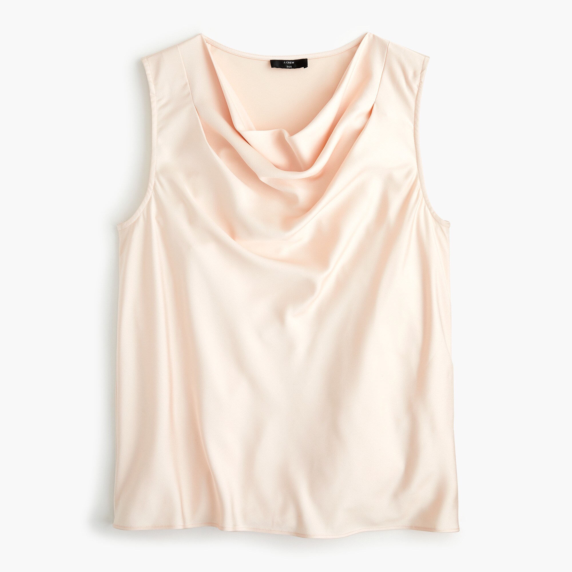 Sleeveless cowlneck top