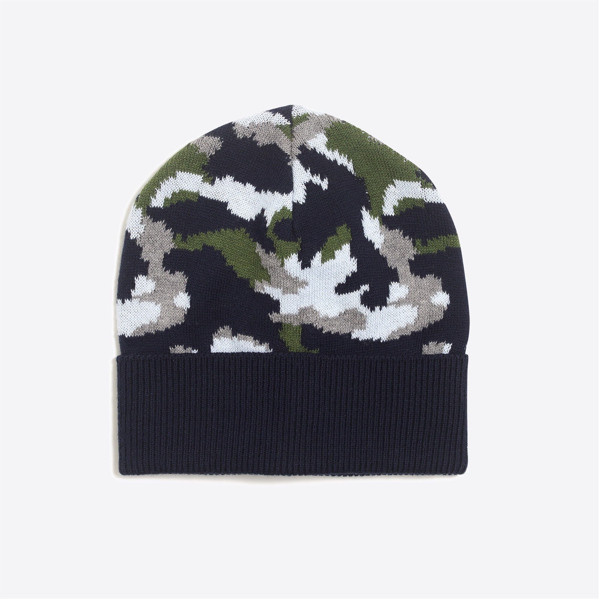 Boys' camo beanie
