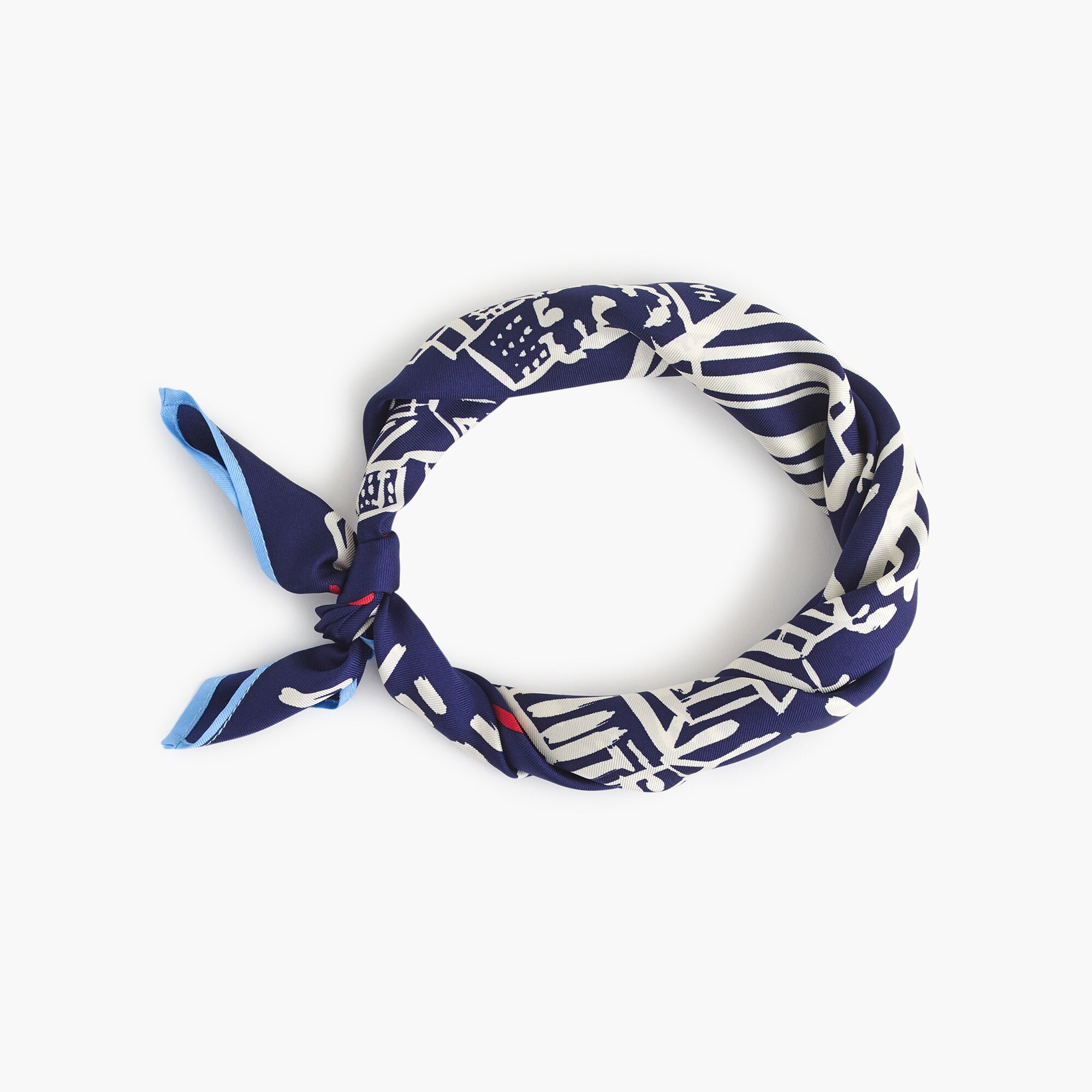 Destination Italian silk scarf in San Francisco