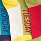 Boys' days of the week ankle socks BLUE GREEN MULTI j.crew: boys' days of the week ankle socks for boys