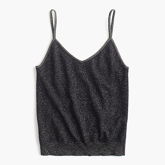 demylee&trade; x j.crew lurex&reg; metallic threadscashmere sweater tank top : women pullovers