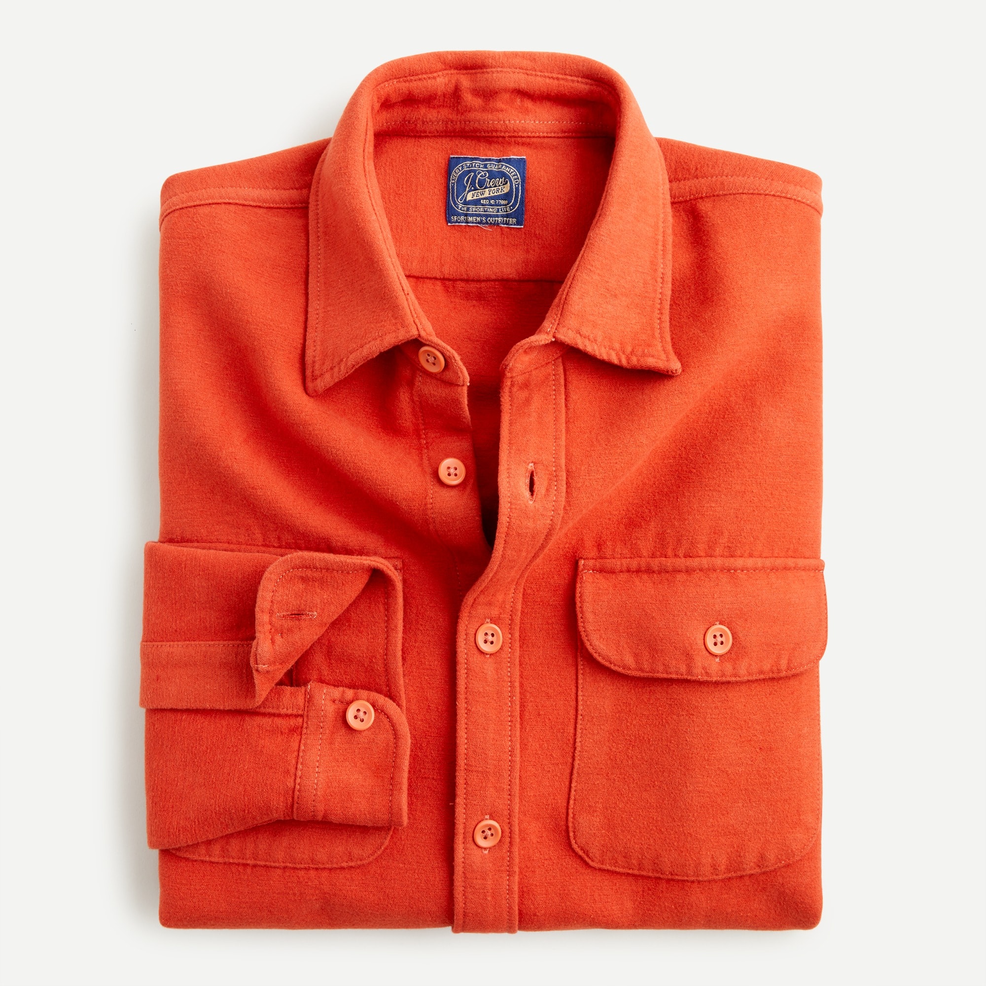 J.Crew: Heavyweight Chamois Workshirt For Men