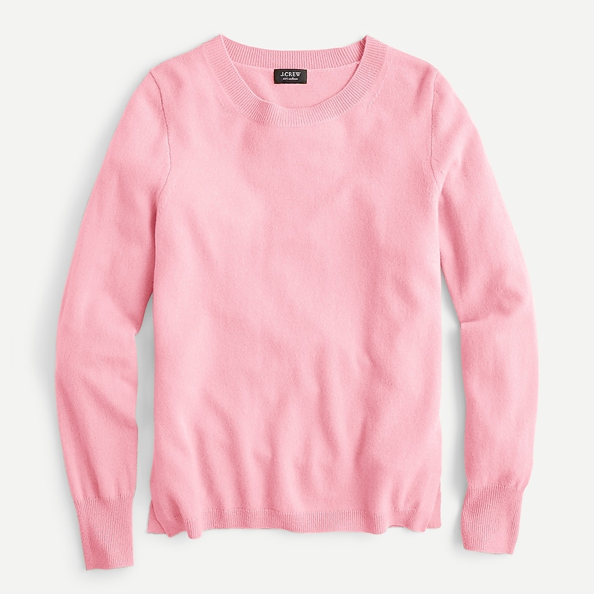 j.crew: long-sleeve everyday cashmere crewneck sweater for women