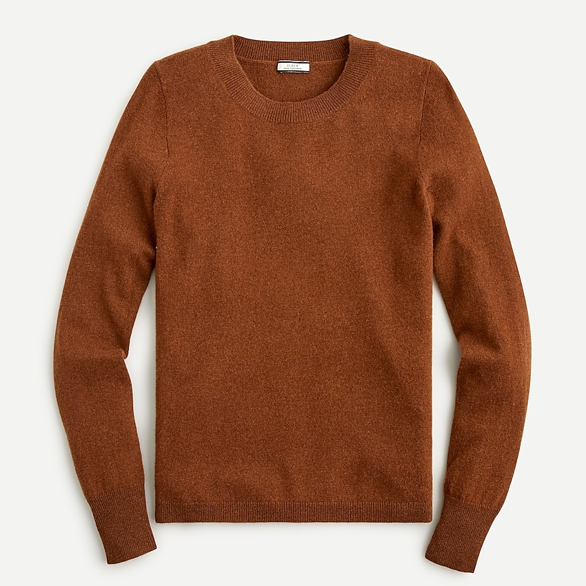 j.crew: long-sleeve everyday cashmere crewneck sweater for women, right side, view zoomed