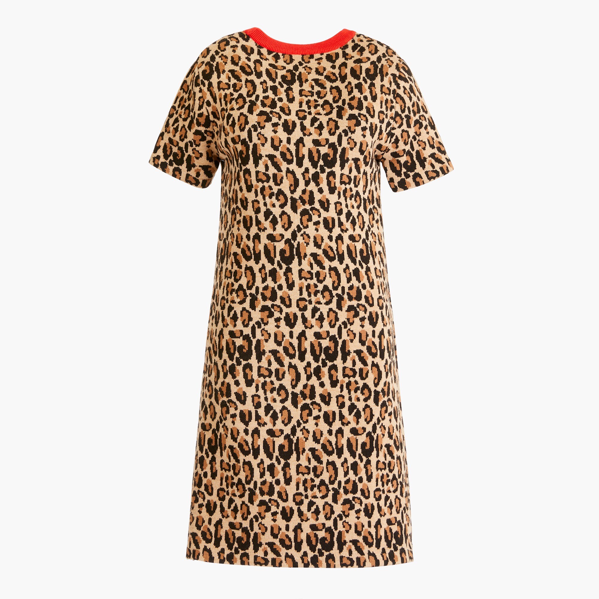 Demylee X J.Crew Leopard-print Sweater-dress For Women | J.Crew