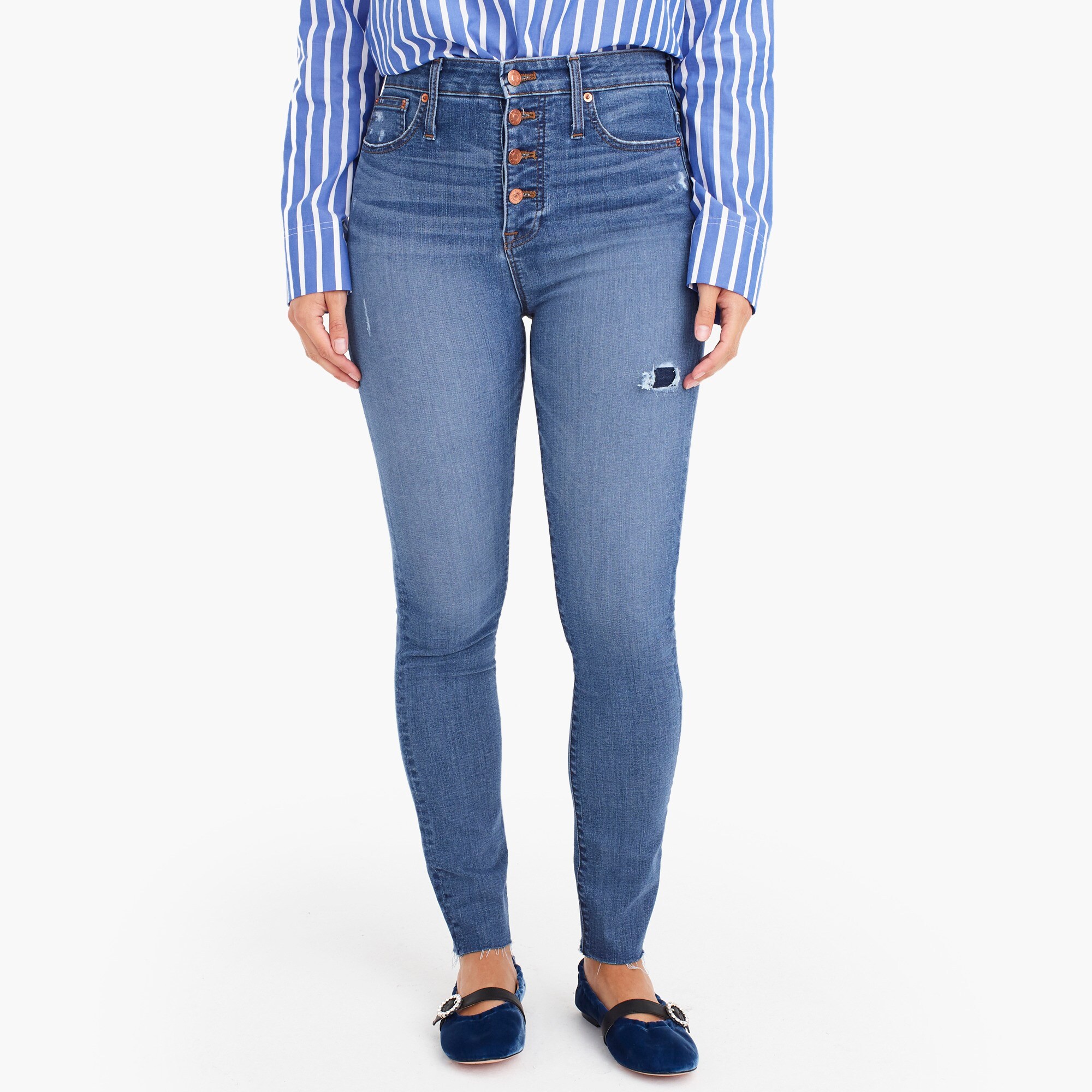 j crew button fly jeans