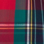 Girls' long-sleeve ruffle-neck top in holiday tartan RED BLACK MULTI girls' long-sleeve ruffle-neck top in holiday tartan for girls