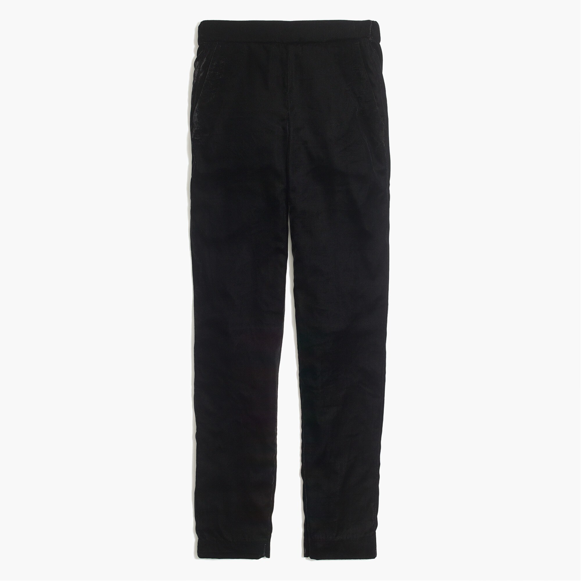 Drapey pull-on pant in velvet