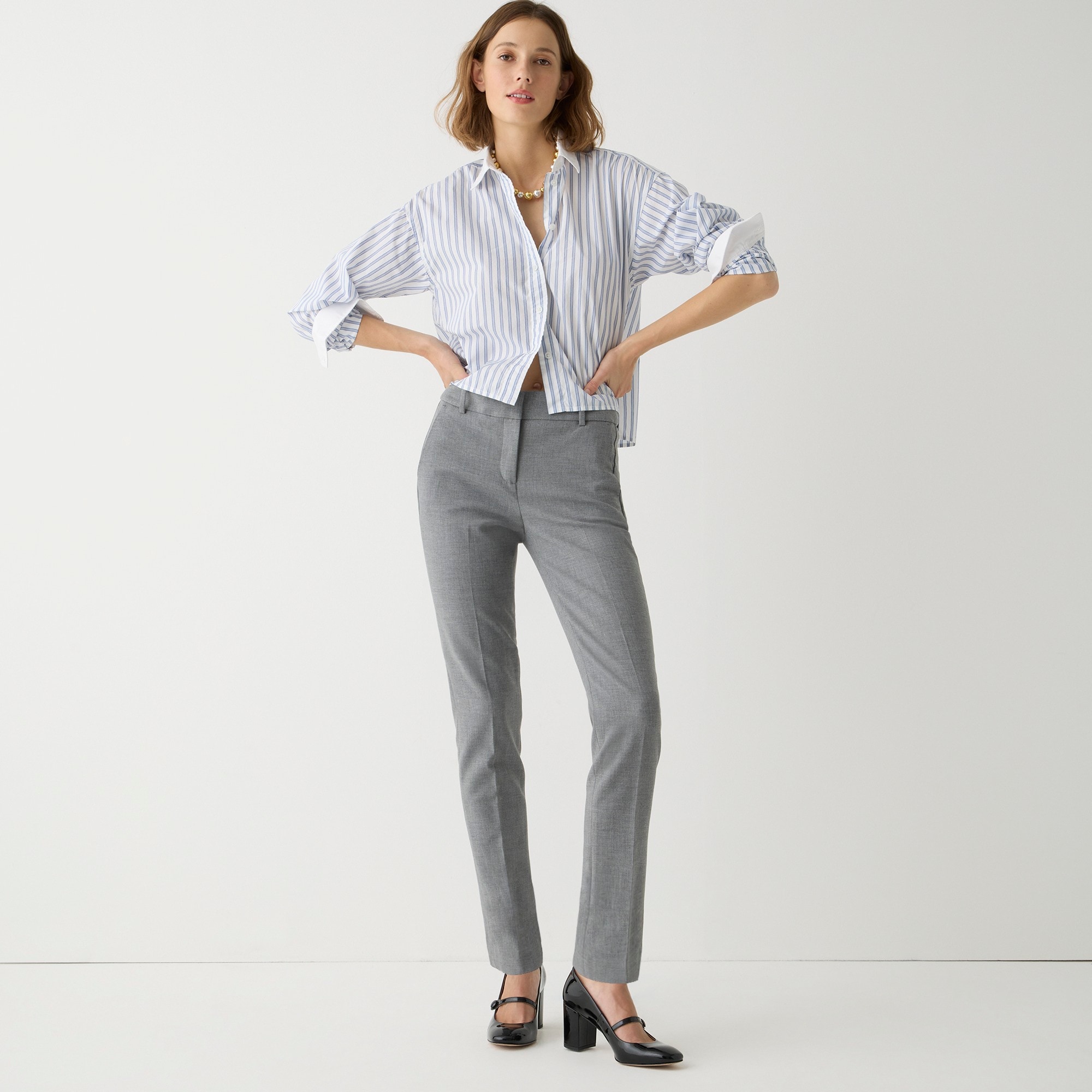 j.crew: full-length cameron pant in four-season stretch blend for women
