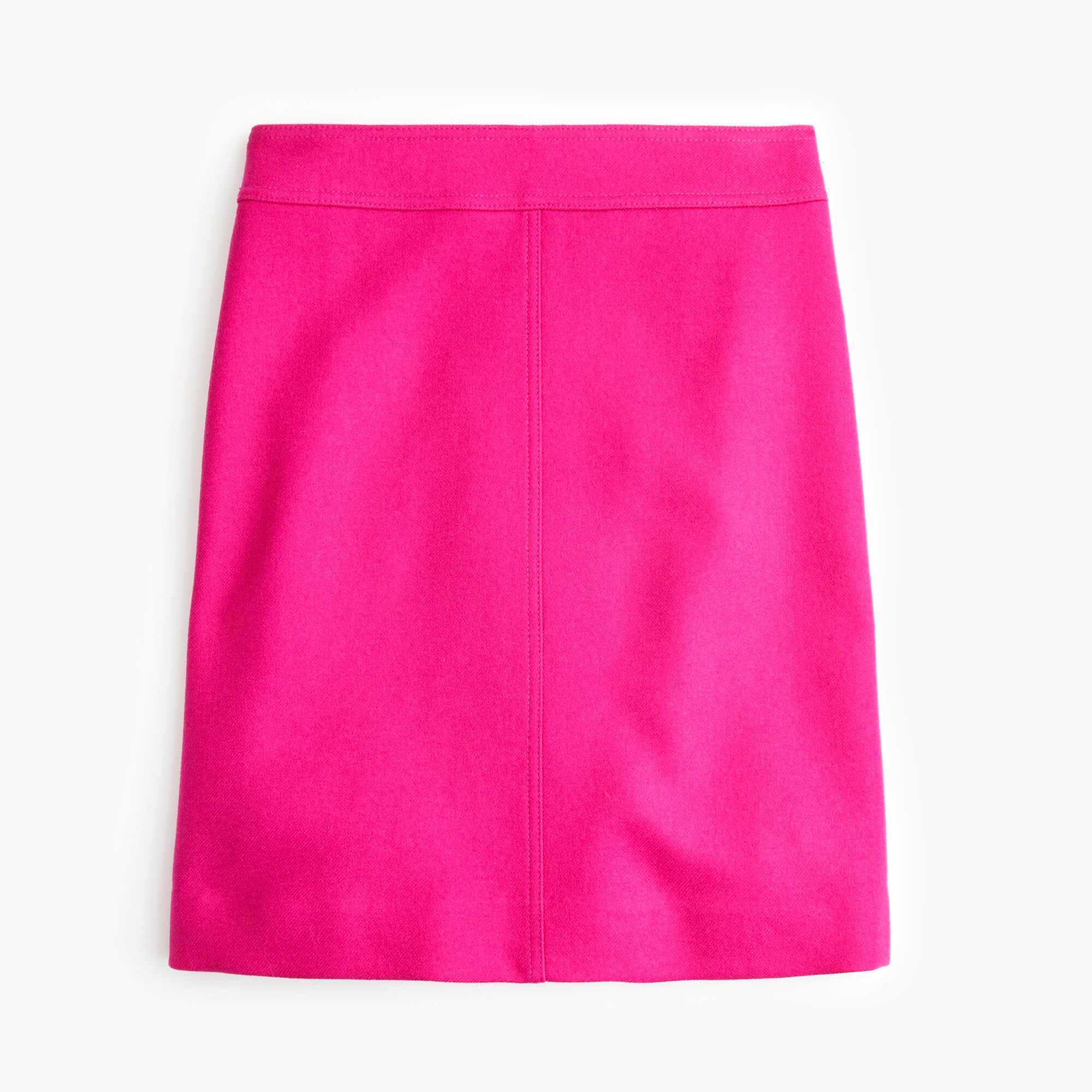 Princess mini skirt in double-serge wool