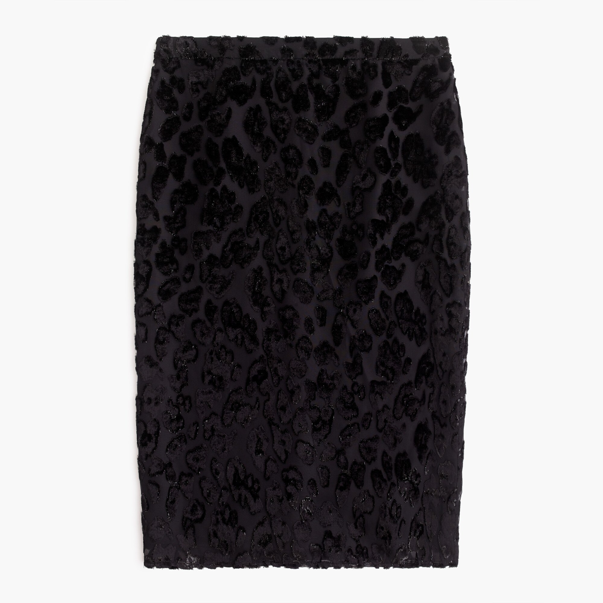 J.Crew Slip Skirt In Burnout Velvet Leopard For Women