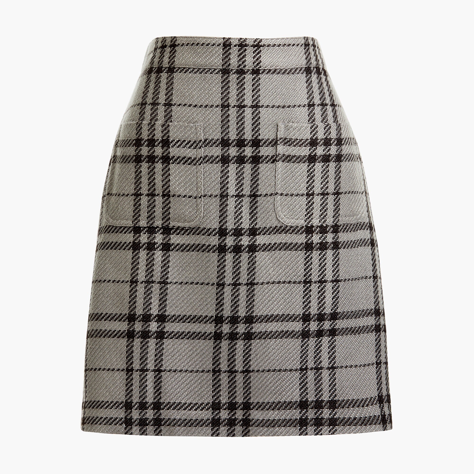 Plaid mini skirt