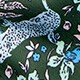 Satin scrunchie with bow SAND LEOPARD j.crew: satin scrunchie with bow for women