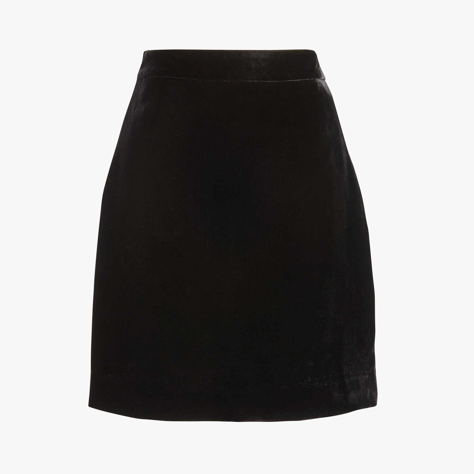 velvet mini skirt for women