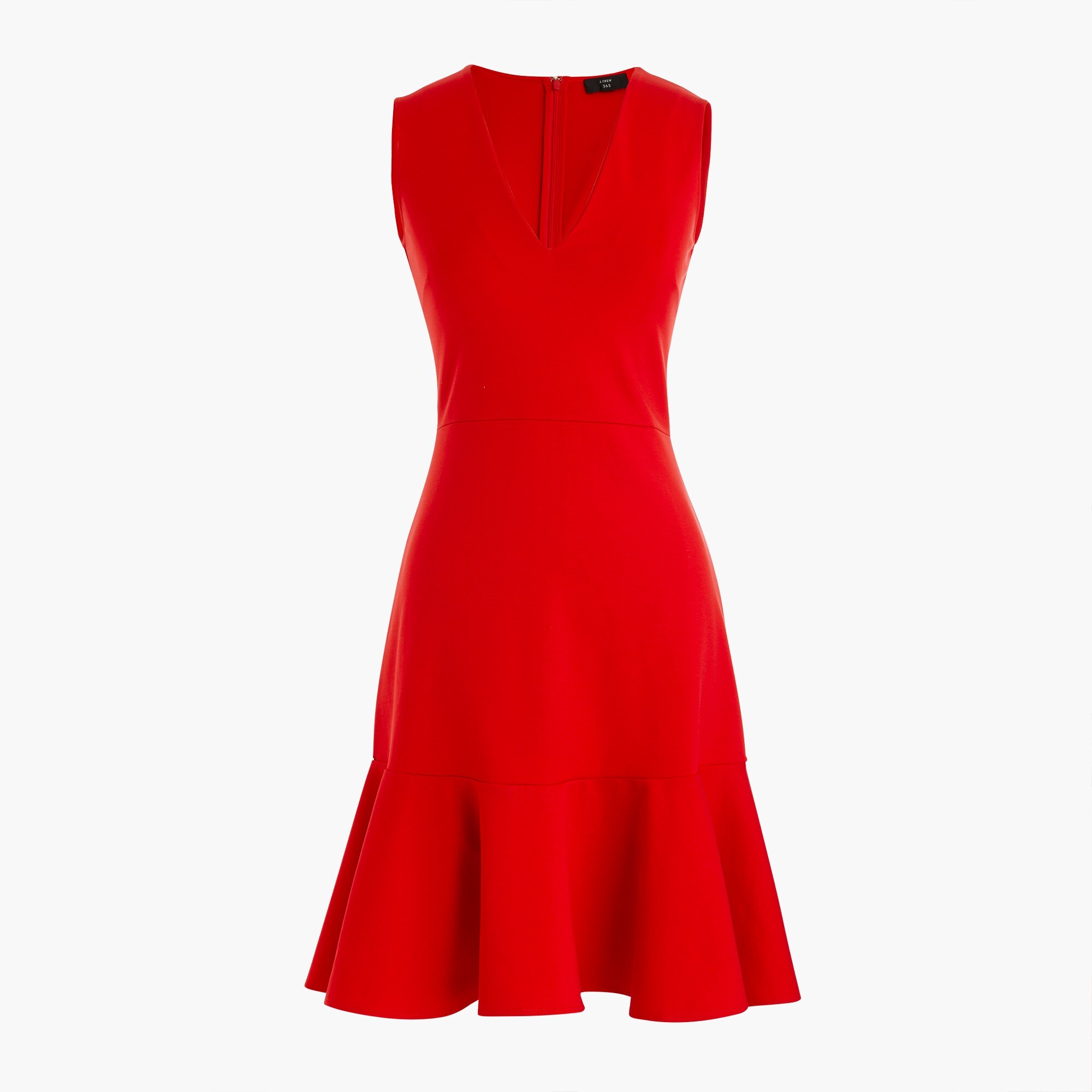 V-neck Sheath Dress In Recycled Stretch Ponte For Women | J.Crew