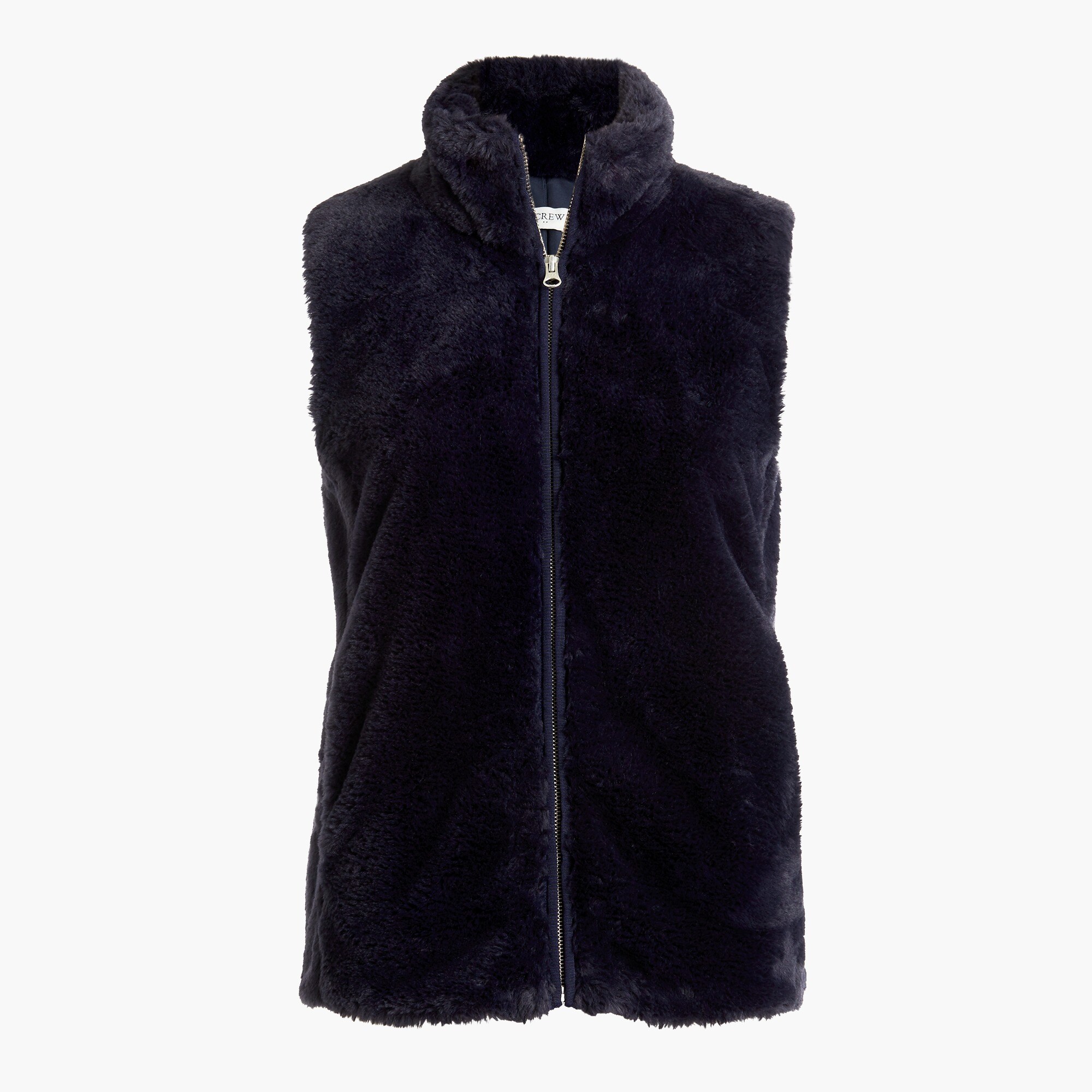 faux-fur vest for women