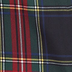 Tie-neck tank in Stewart Plaid print STEWART PLAID factory: tie-neck tank in stewart plaid print for women